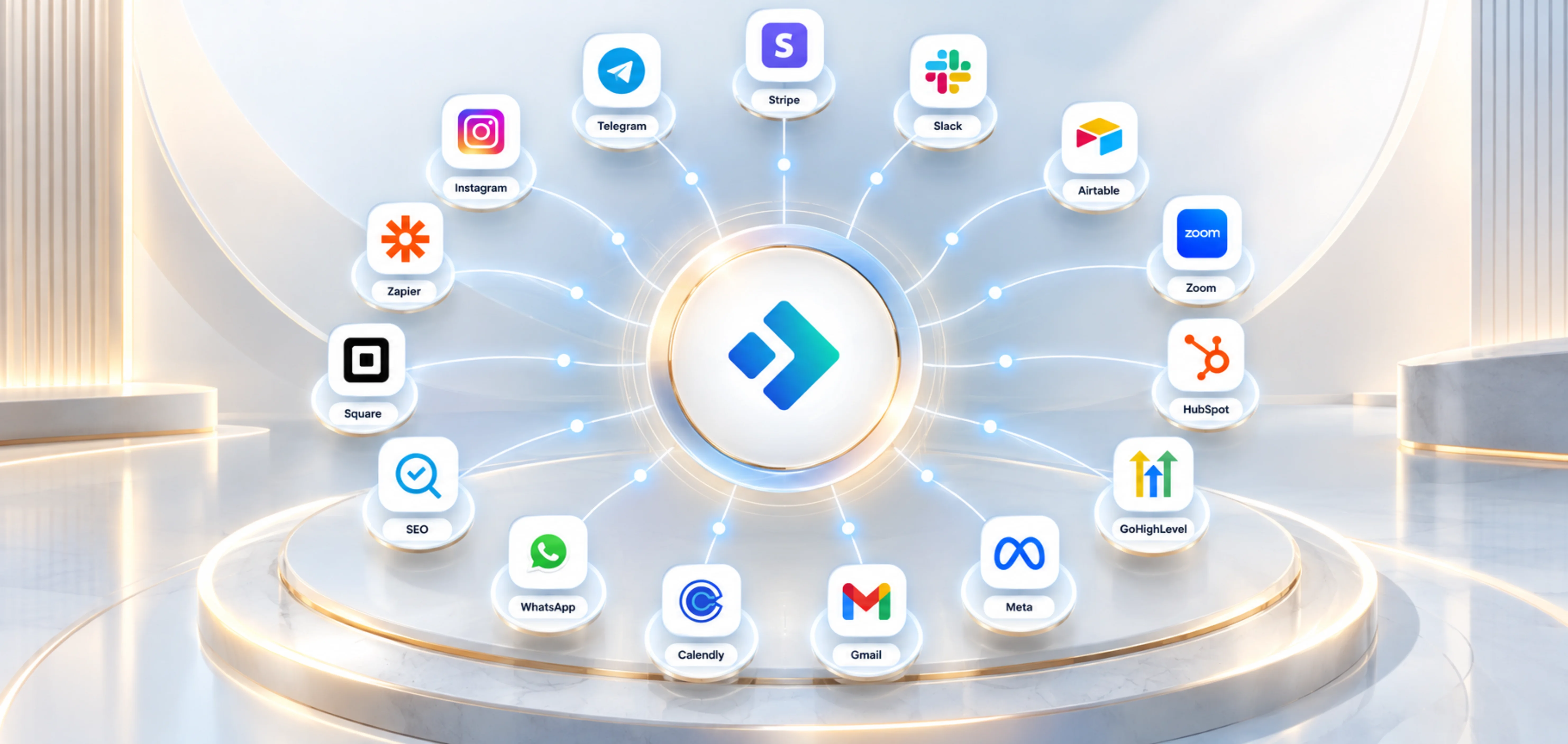 Nexora AI conversations and business integrations workflow